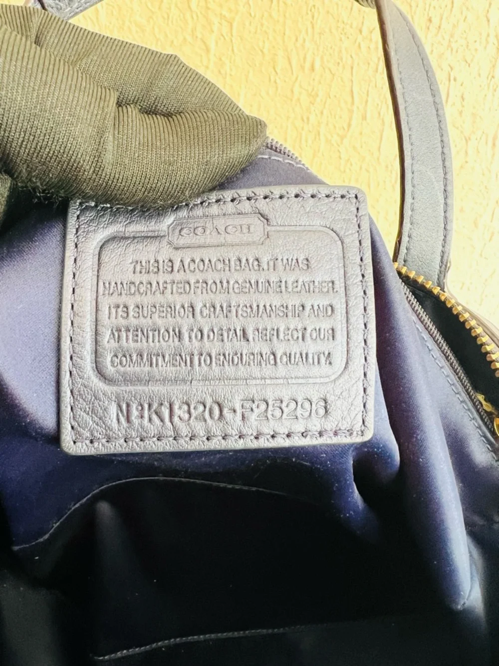 Coach Taylor Leather Satchel/Crossbody Bag - Picture 9 of 13